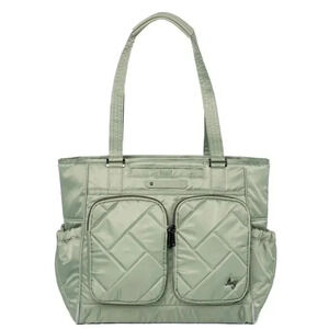 LUG Trotter Tote Bag / Shoulder Bag / Diaper Bag - Sage Green